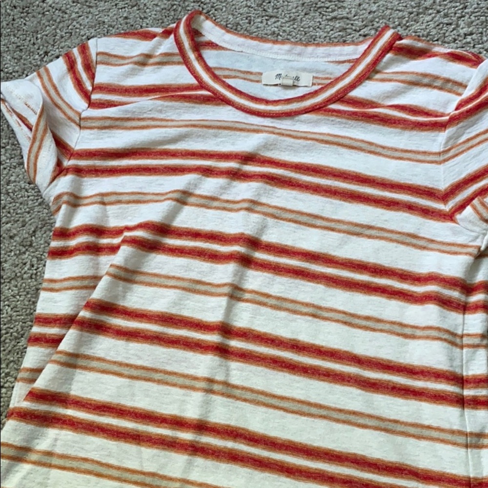 Striped madewell tee